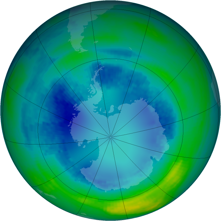 Ozone Map 2004-08-23